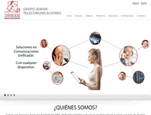 Tablet Screenshot of grupojoman.com